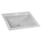 Ruvati 21 x 17 inch Drop-in Topmount Bathroom Sink Brushed Stainless Steel RVH5110ST - alternate 5